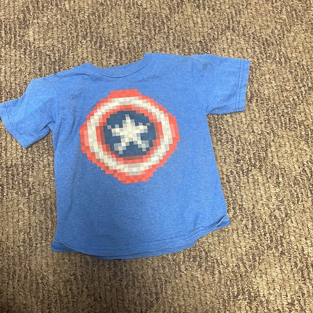 Pixled captain America shirt